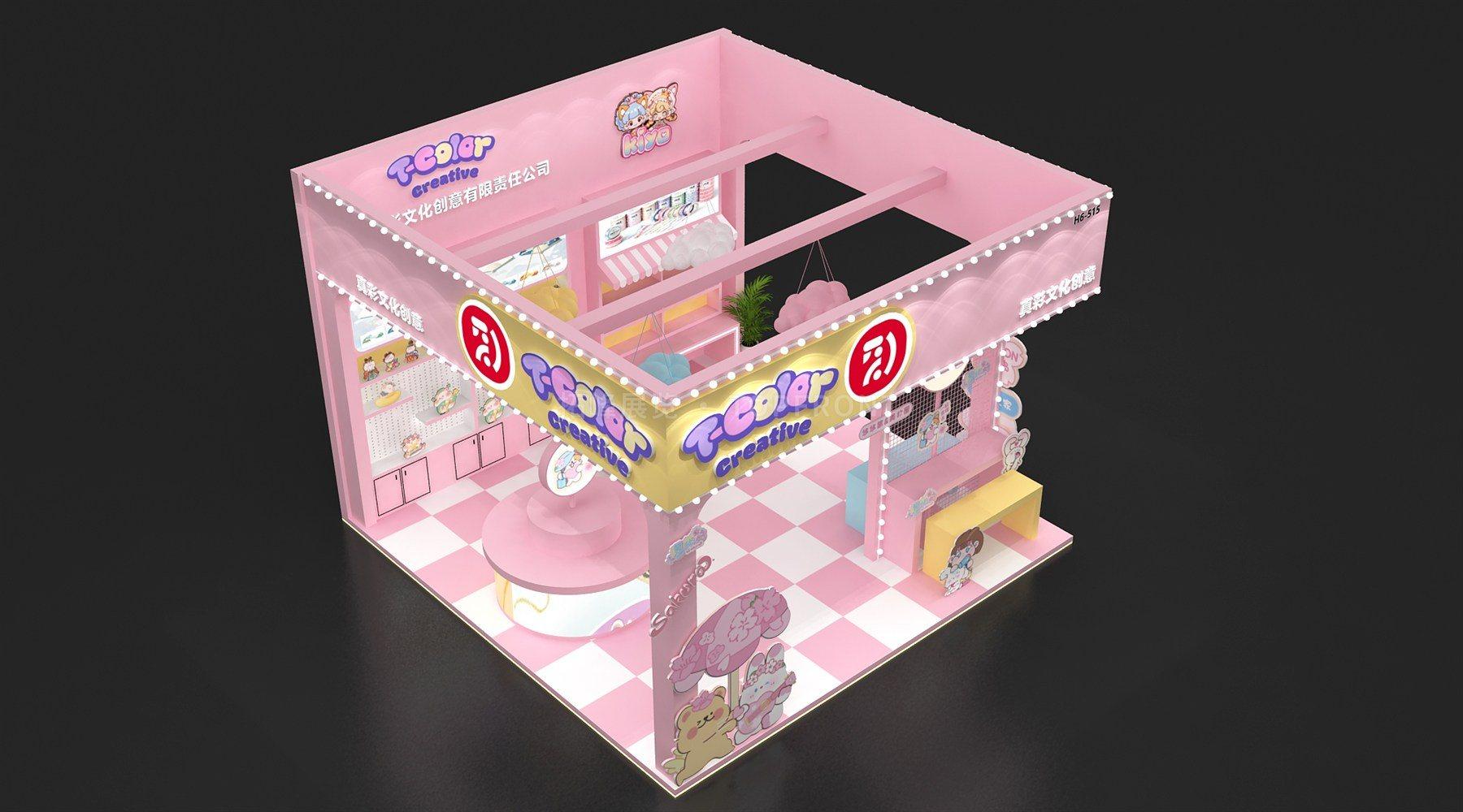 真彩文具 展台搭建案例 实拍 3