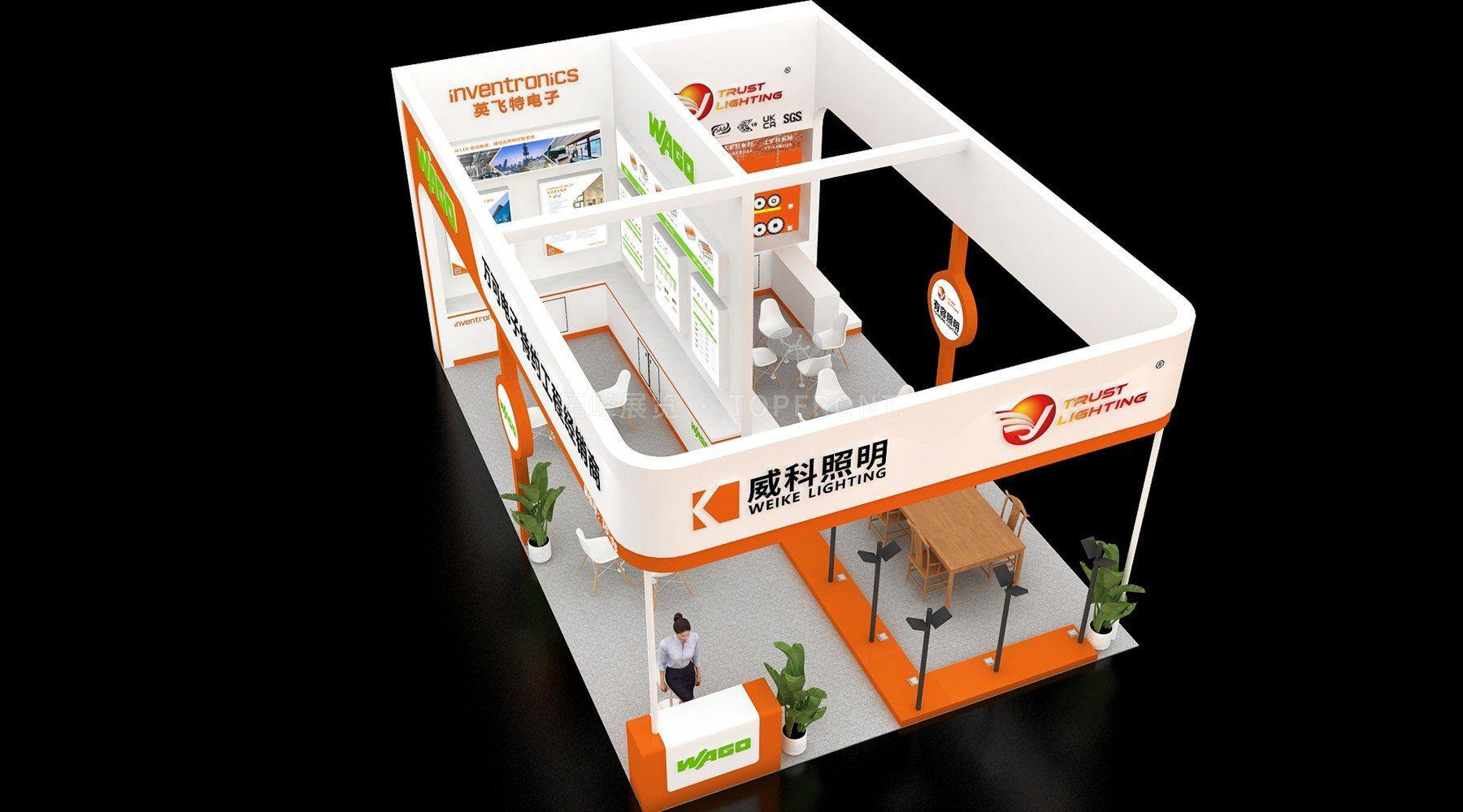 威科 现代风格 展台搭建案例 实拍 1