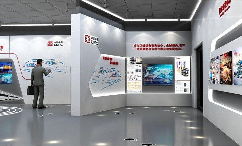 宁波中车新能源展厅|新能源企业展厅设计施工