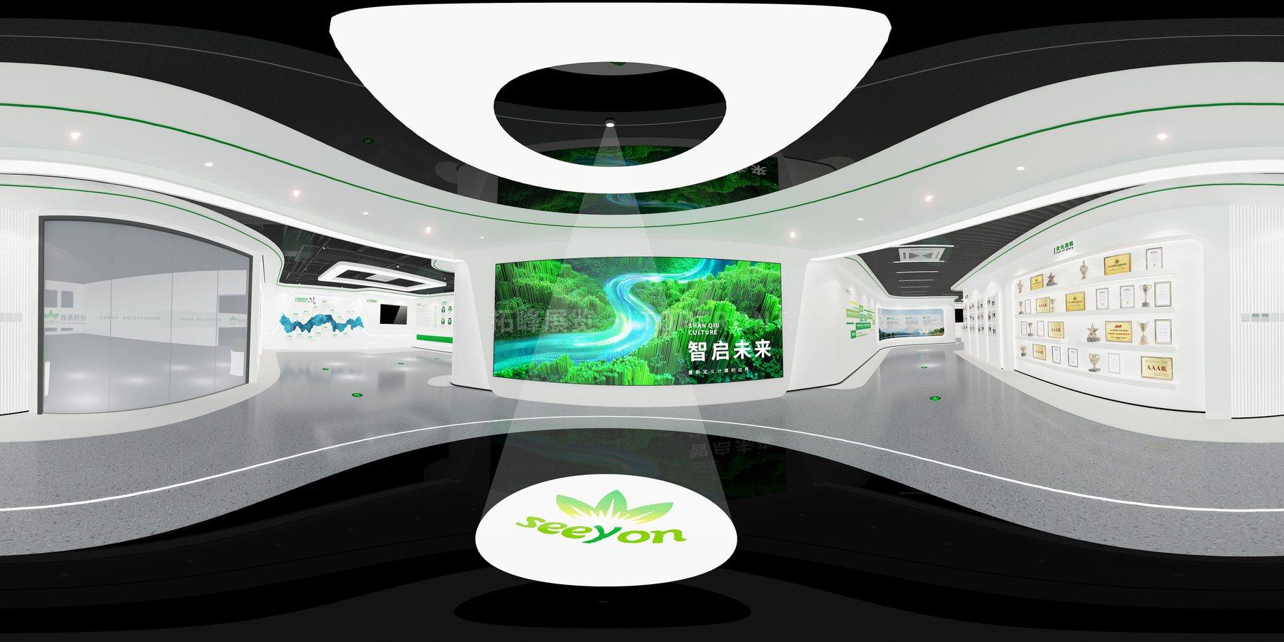 鑫甬股份数字化展厅|LED大屏与中控系统设计案例