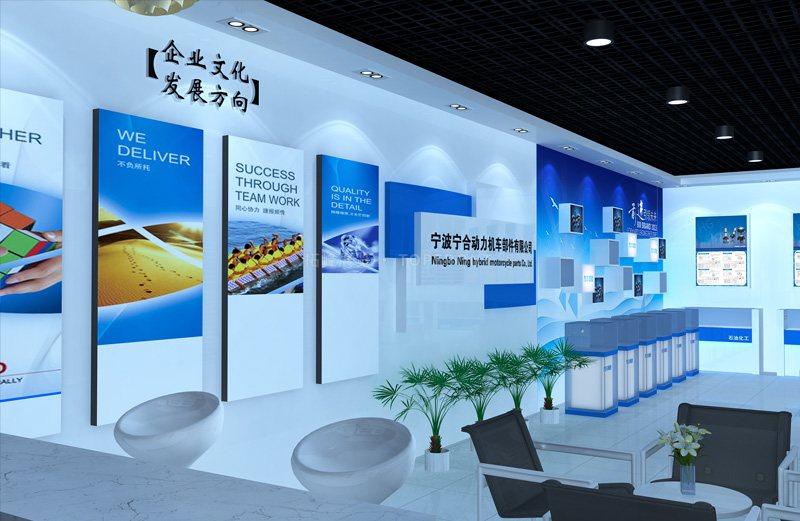 宁波 200㎡ 汽配展厅整体视角