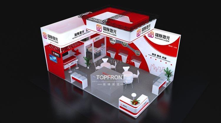 瑞焕激光工业展台设计搭建 专业企业展台设计施工