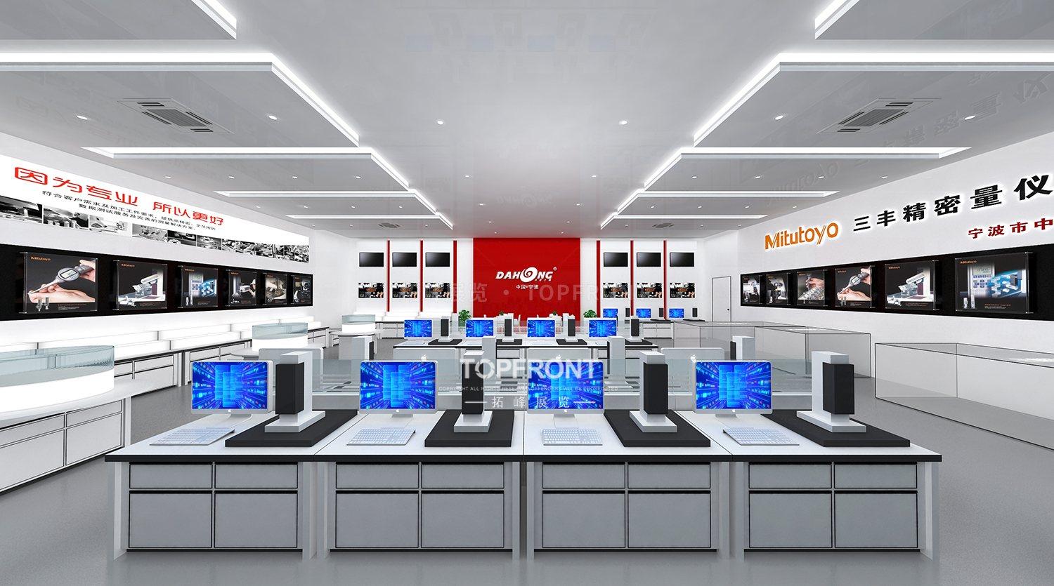 大虹工具展示厅宁波企业展厅设计施工案例 实拍 3