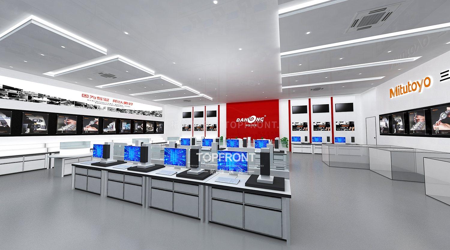 大虹工具展示厅宁波企业展厅设计施工案例 实拍 4